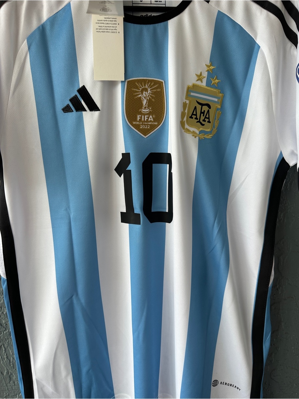 Messi 2022 Argentina Jersey Blue Men size - Picture 4 of 4